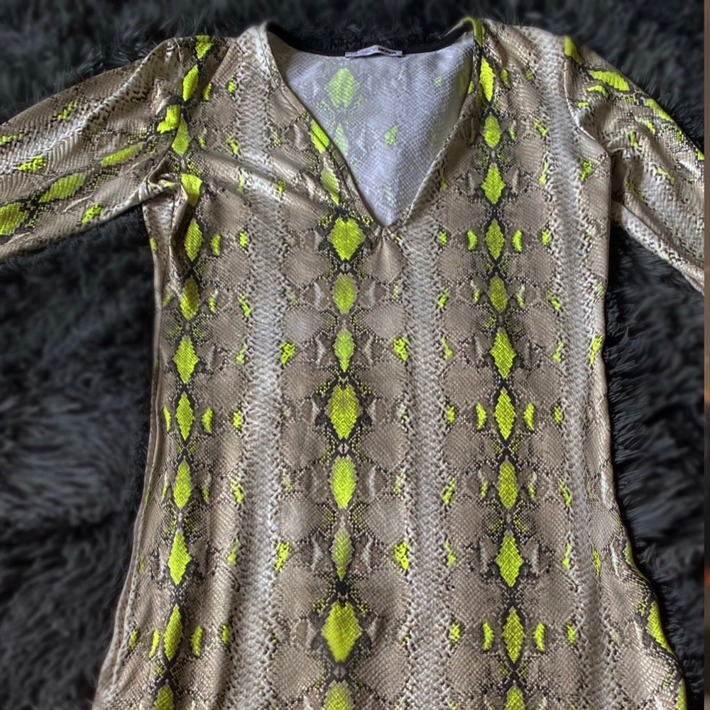 Snake Print Fashionova Dress